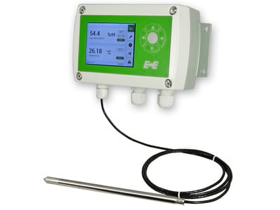 EE310High-end humidity and temperature transmitter up to 180 °C (356 °F)